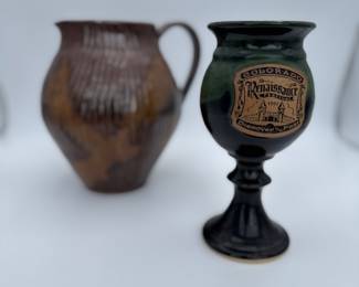 Renaissance Colorado Goblet and Decorative Jug Set
