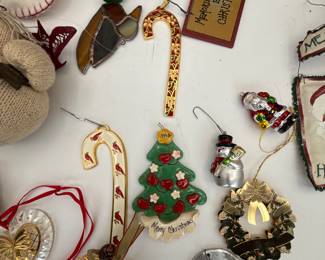 Assorted Christmas Decorations and Tableware Lot