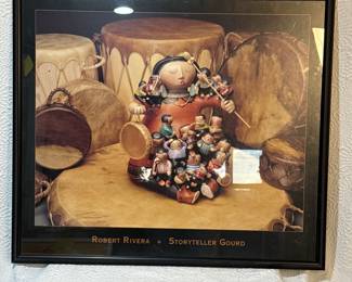 Robert Rivera Storyteller Gourd