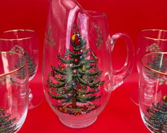 Spode Holiday Glassware Set