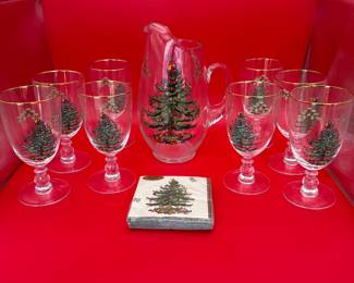 Spode Holiday Glassware Set