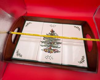 Spode Christmas Tree Serving Tray