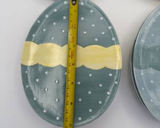 Set of Sixteen Easter Dessert/Appetizer Plates