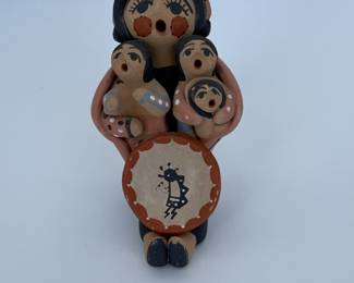Native American Storyteller Figure