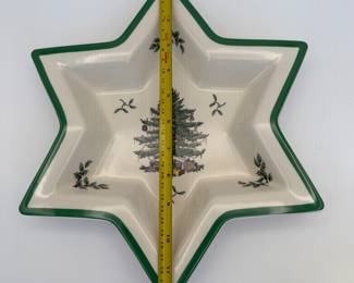 Spode Christmas Tree Serving Set.