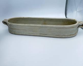 Pottery Soup Tureen with Bread/Crack Server