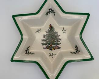 Spode Christmas Tree Serving Set.