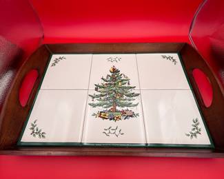 Spode Christmas Tree Serving Tray