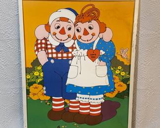 Vintage Raggedy Ann and Andy Artwork