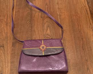 Vintage Purple Handbag