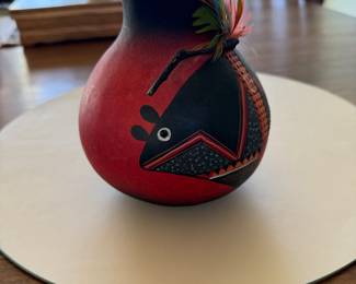 Lot #208 Robert Rivera Red Fetish Bear Pottery
Lot #208 Robert Rivera Red Fetish Bear Pottery