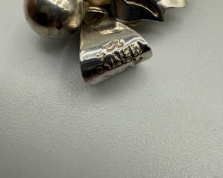 Sterling Silver Grapes Pendant
