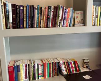 Lots of books for girls, self-help, Christianity, cookbooks, and so much more