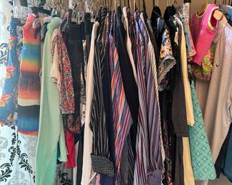 Robert Graham, Lily Pulitzer, anthropology are just some of the names you’ll find in this designer rack of clothing