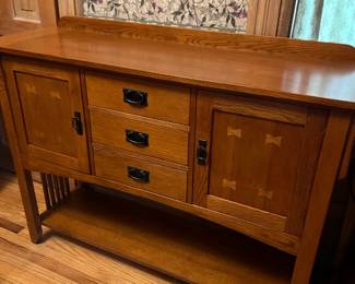 Mission Oak Sideboard STICKLEY Style, newer