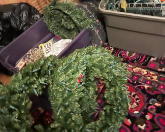 Vintage and modern Christmas items