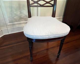 Theodore Alexander regency style cane seat side chair