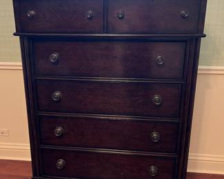 Stanley Furniture tall chest of drawers 45"W x 22"D x 57"H
