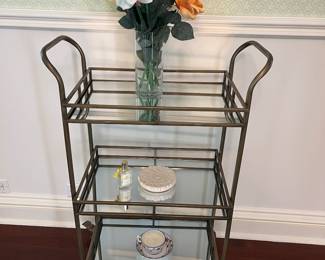 Bar cart 23"W x 13"D x 34"H