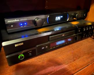 Panamax surge protector and Denon DVD player