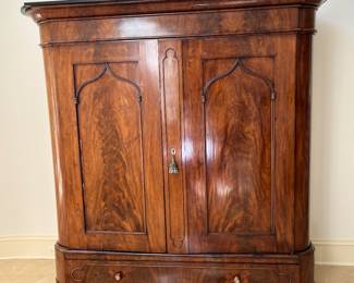 Antique wardrobe cabinet 80"W x 32"D x 84"H