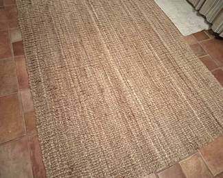 Jute area rug