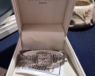 Anne Klein Sterling Silver Watch, different face