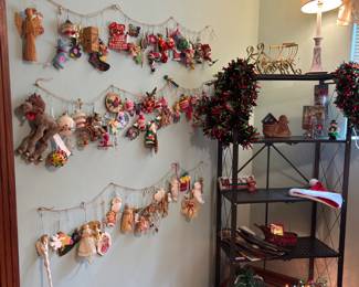OK, Tracy knows how I feel about the Christmas stuff :-) but, I have to say there are some pretty cool ornaments that would make a great gifts and additions to your own holiday room. There are three more walls to look at!