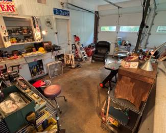 Garage! All the manly man stuff here plus a few ringers…