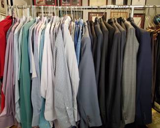 Designer Suits, Shirts, and Pants