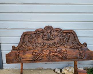 Hand Carved Mexican Headboard