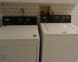 MAYTAG WASHER AND DRYER, FOUR YRS OLD