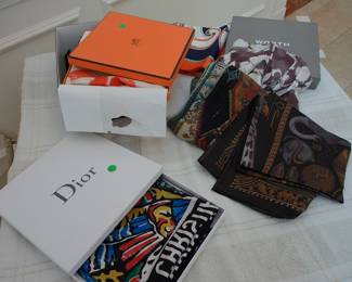 HERMES, DIOR, AND OTHER DESIGNER SCARVES