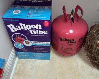 Balloon Time helium tank