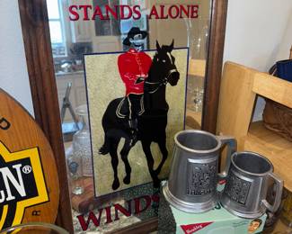 Canadian Windsor whiskey mirror