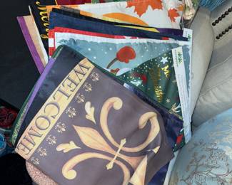 Small yard flags