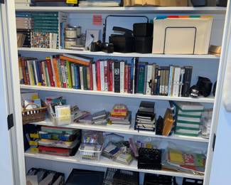 Office supplies, books, cards, stationary, real estate supplies