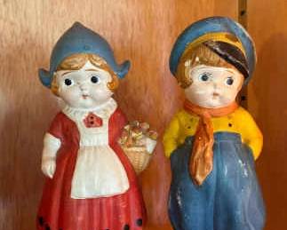 (2) Dutch Ceramic Figurines