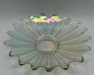 Federal Glass Atomic Celestial Medium Shallow Bowl