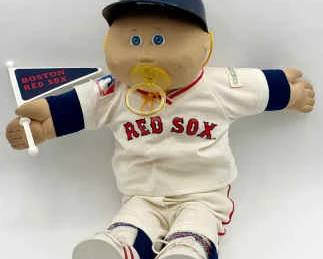 Vintage Red Sox Baseball Cabbage Patch Doll