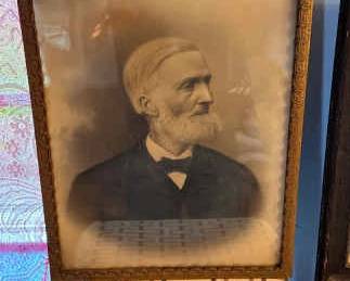 Framed Photo Of Grandpa Johnson