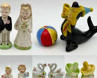 (5) Vintage Salt & Pepper Shakers