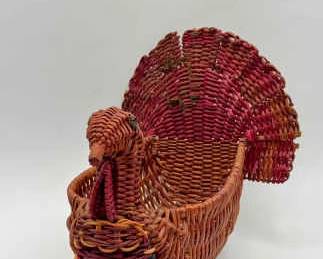 Vintage Turkey Basket