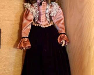 Vintage Tall Porcelain Doll