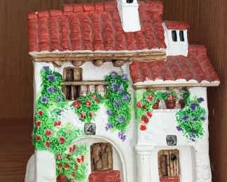 Stamped Ceramic House