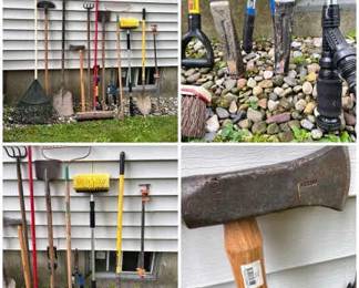 Mix Of Lawn Tools
