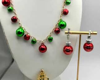 Christmas Jewelry Lot