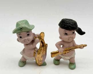 Freeman McFarlin Baby Sportsman Salt & Pepper Shakers