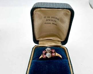 Victorian Orb Style Ring Size 8