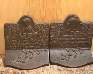 Longfellow Hiawatha bookends